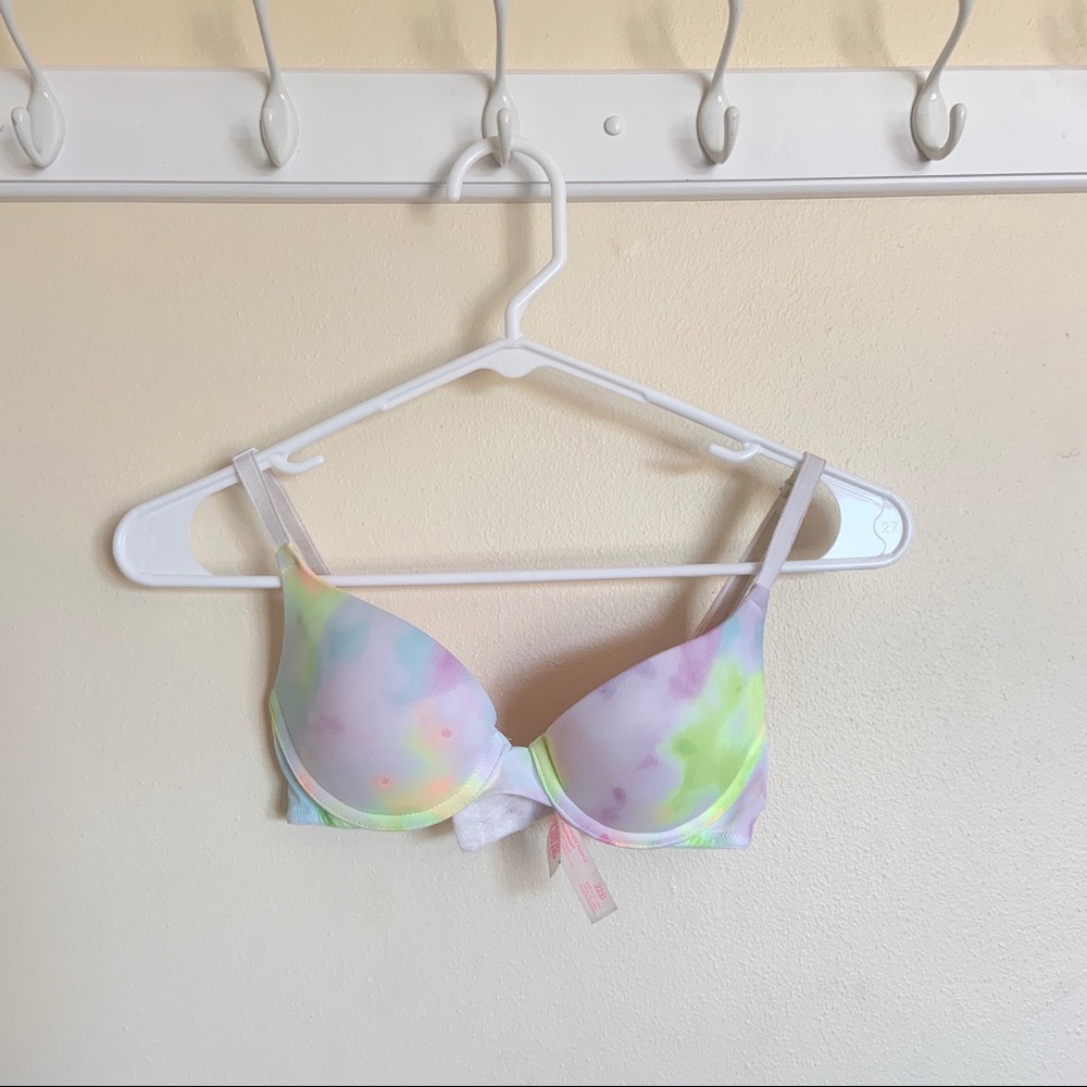 Pink wear everywhere multi color push-up bra